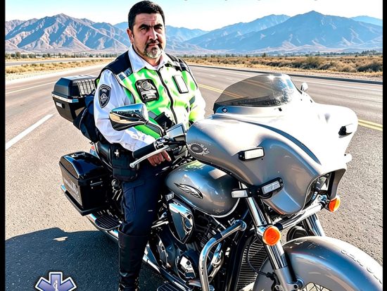 Mateo, motociclista