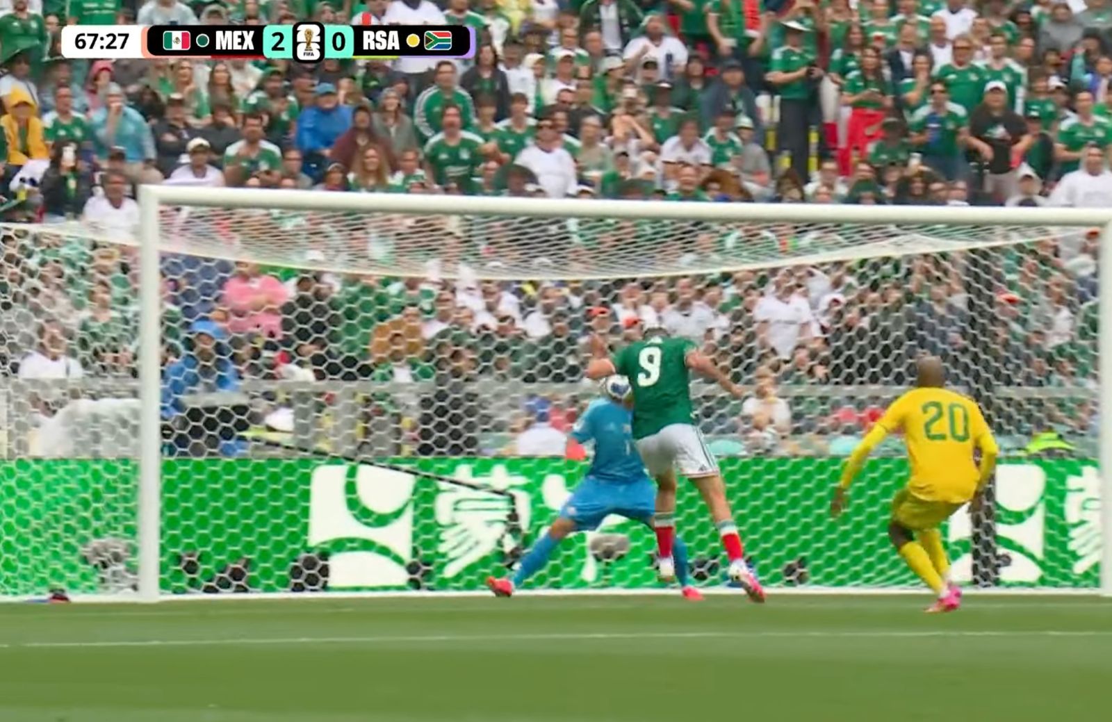 México venció 2-0 a Sudáfrica en el partido inaugural del Mundial de ...