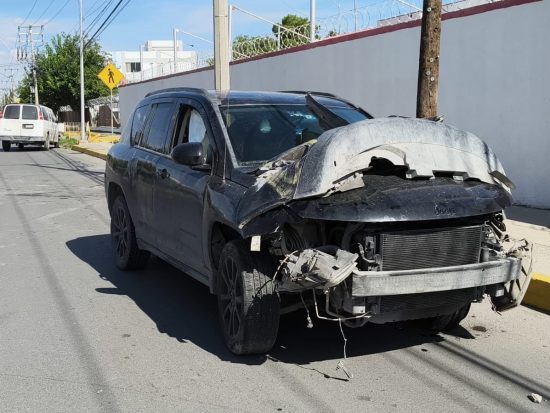 Choque en la Ramón Rivera Lara
