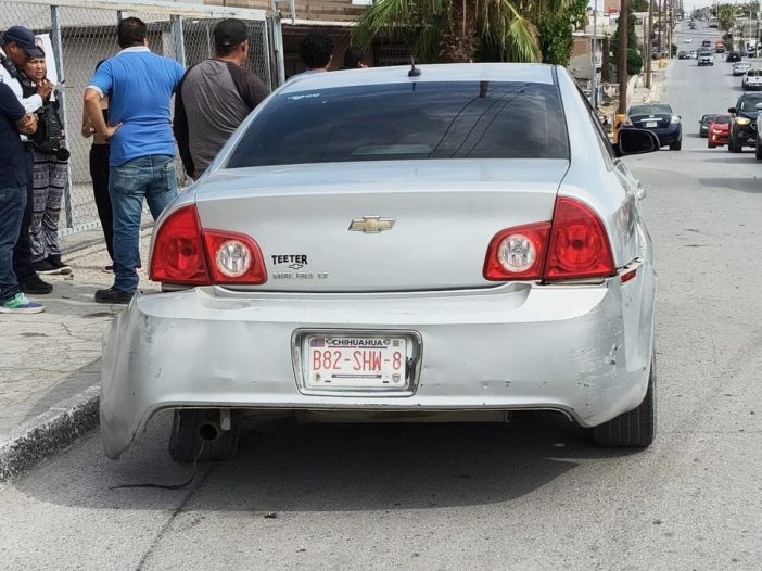choque en la Carlos Amaya