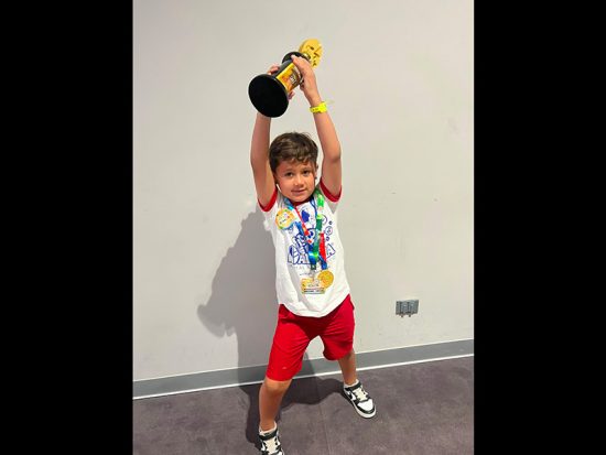 Christian Noel, niño campeón en matemáticas