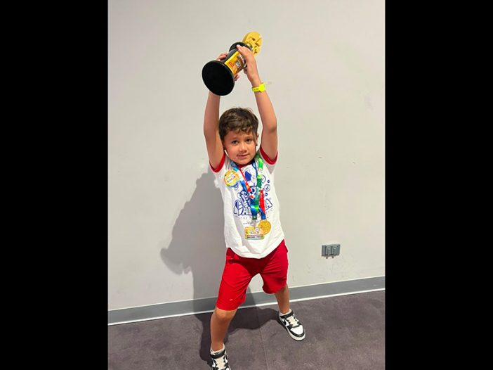 Christian Noel, niño campeón en matemáticas
