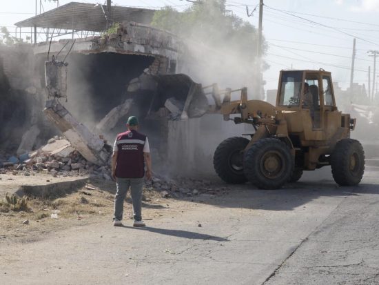 predio que se limpió en la zona Centro