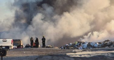 Incendio en Los kilómetros