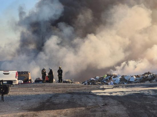 Incendio en Los kilómetros