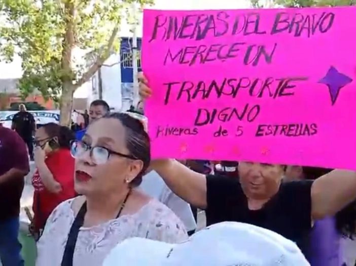 transporte público en Riberas del Bravo