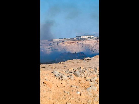 Incendio en el Valle de Juárez