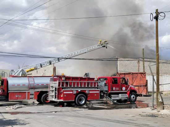 Incendio recicladora de Sendero