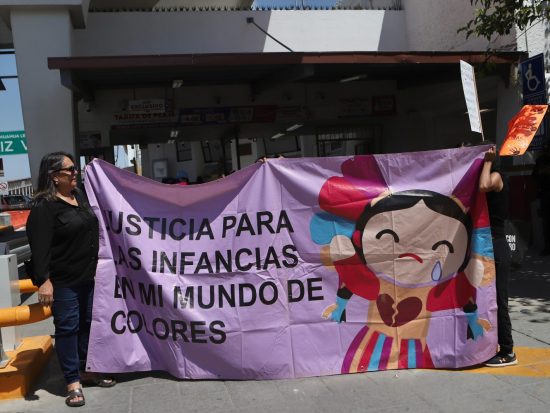 marcha abuso sexual a niños, Colegio Americano y Guarderías