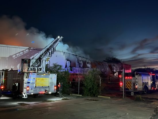 incendio en bodega