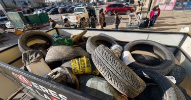 basura en las aguas